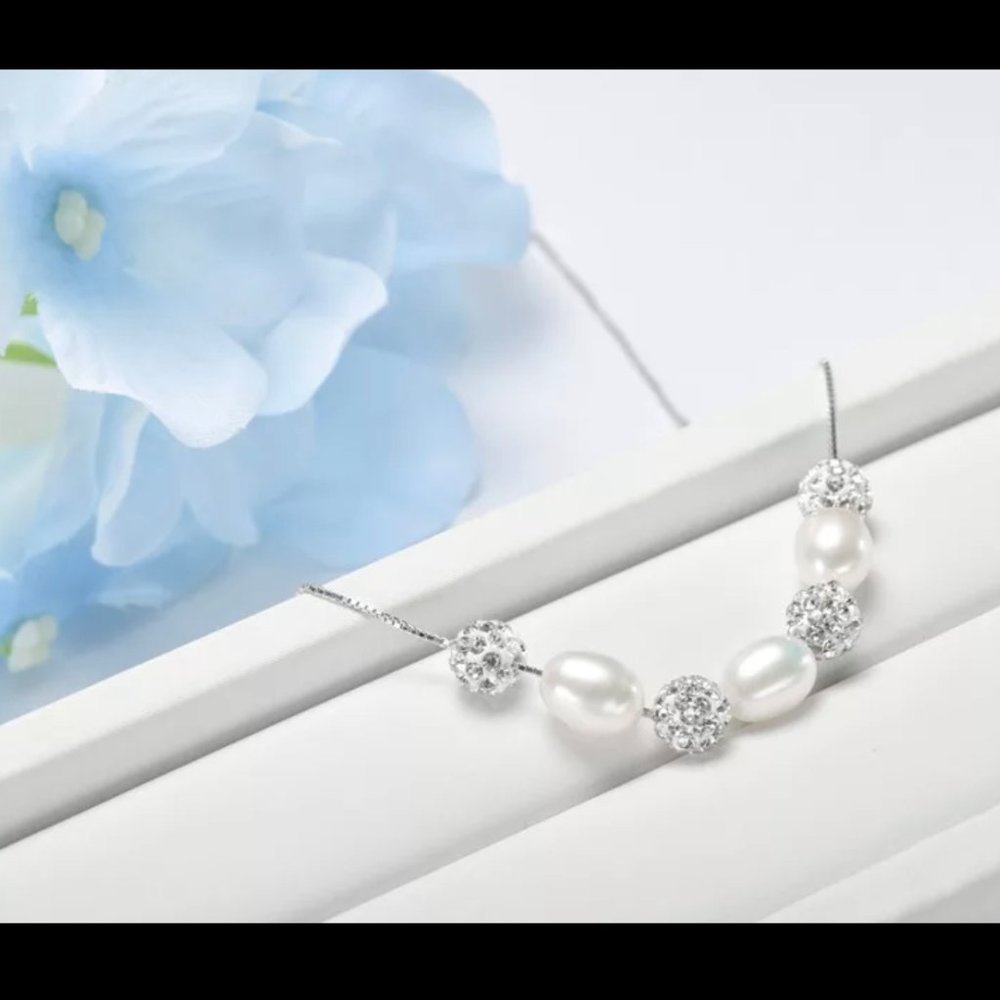 🌟HP🌟Genuine Freshwater CZ Jewelry Set - Picture 3 of 10